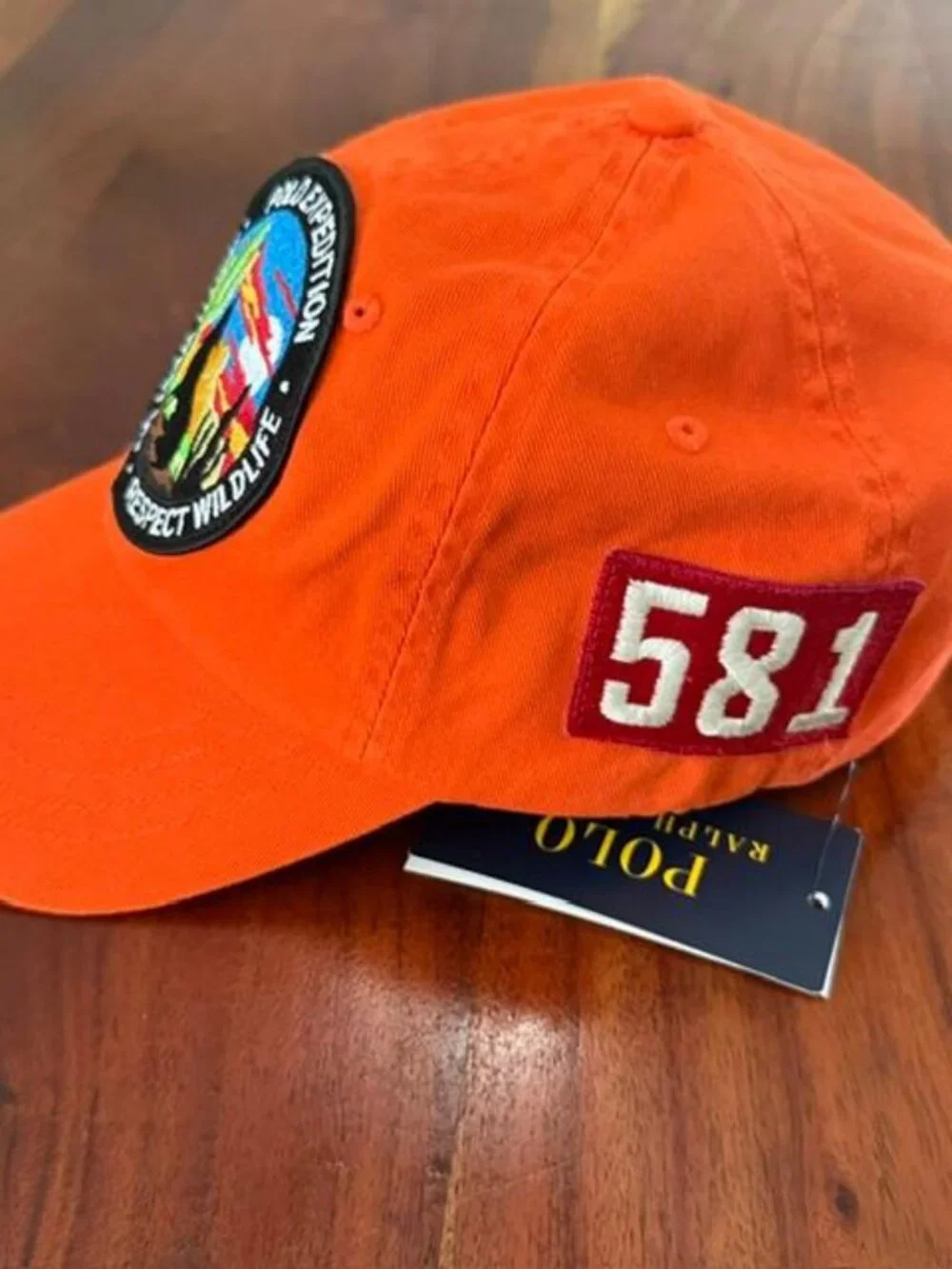 1 OF 1 POLO RALPH LAUREN SW DIV EXPEDITION RESPECT WILDLIFE UNIT 581 COMPASS CAP